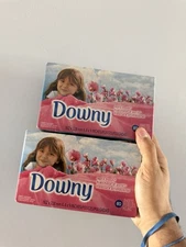 VINTAGE Downy Dryer Sheets Laundry Fabric Softener, April Fresh, 160 count Total