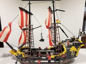 1989 LEGO 6285 VINTAGE Pirates Black Seas Barracuda Near Complete w/Book & Box