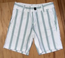 JANIE  JACK BOYS GREEN STRIPED SHORTS SIZE 3T EXCELLENT COND LD