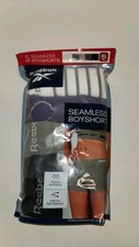 NEW Women's Reebok 5 Pack Seamless Boyshorts XL Underwear SW8