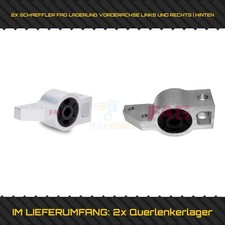 2X SCHAEFFLER FAG LAGERUNG, LENKER VORDERACHSE LINKS + RECHTS HINTEN FÜR AUDI