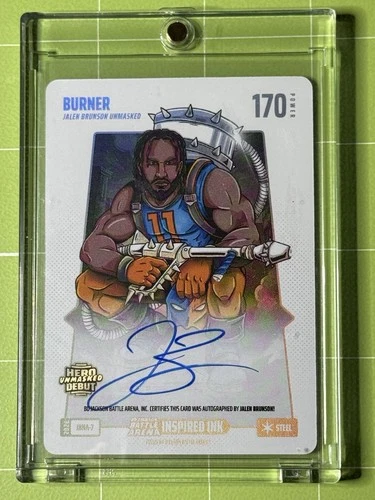 Bo Jackson Battle Arena Inspired Ink Burner Jalen Brunson Steel Auto