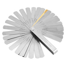 89mm Feeler Gauge & Imperial Ruler Welding Inspection Tool 0.04-0.88MM↑
