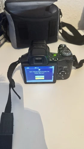 Sony Cyber-shot H DSC-HX1 9.0MP Digitalkamera - Schwarz-Zustand sehr gut in OVP - Bild 4 von 7