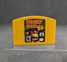 Donkey Kong 64 (Nintendo 64 N64) Authentic Yellow Cartridge Tested Working