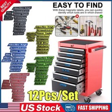 Magnetic Toolbox Labels,3D-Printed Tool Box Labels,General Tool Box Organize JQ