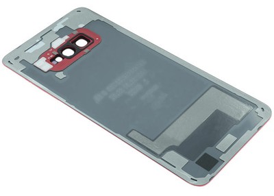 Backcover Glass mit Camera Lens für Samsung Galaxy S10e (Service Pack) (Rot)