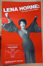 Lena Horne Vintage Broadway Window Card Nederlander Theatre NYC 14 X 22