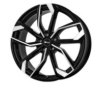 1X RC-DESIGN RC34 Schwarz Glanz Voll-Poliert (Sgvp) 9.0Jx19 5X112 ET30