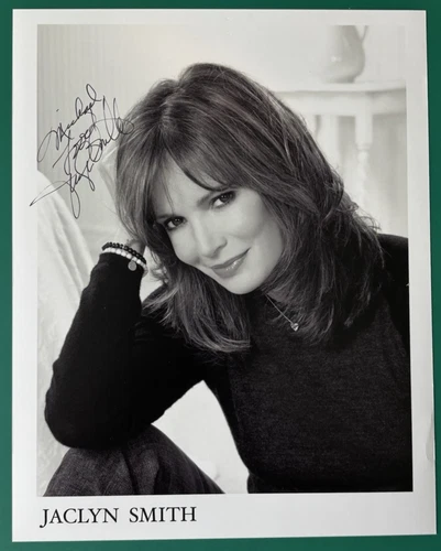SIGNED CELEBRITY PHOTO: Jaclyn Smith - Charlie's Angels - 8x10