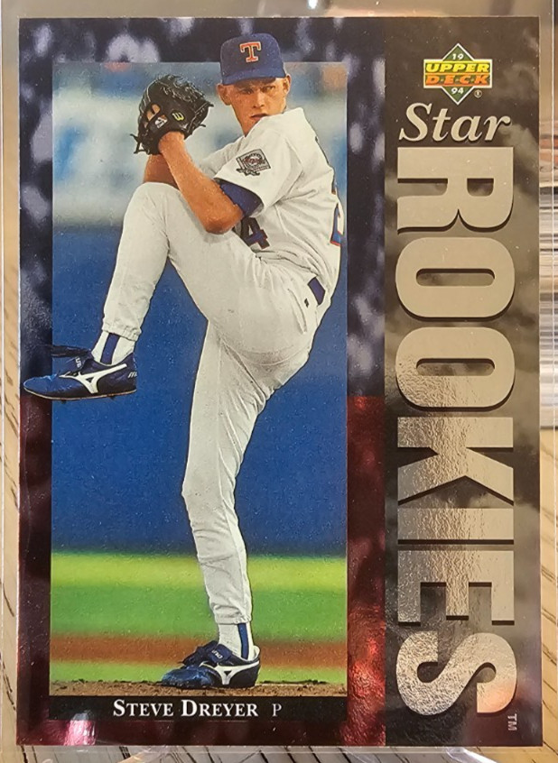 1994 Upper Deck Star Rookies Steve Dreyer #9 Texas Rangers