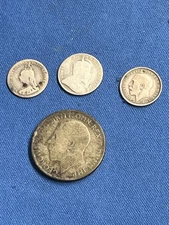 Antique British Silver Coin Lot