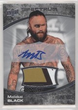 2021 Upper Deck AEW Spectrum Memorabilia Auto 9/20 Malakai Black #37 Auto 0ze5