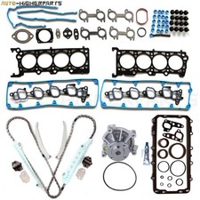 Full Gasket Set Timing Chain Kit Water Pump For 2002-2004 Ford Mustang Gt 4.6l Full Gasket Set Timing Chain Kit Water Pump For 2002-2004 Ford Mustang Gt 4.6l