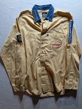 Panhandle Slim Mens Rodeo Championship Patch Long Sleeve Button Shirt Large 