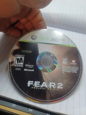 F.E.A.R. 2 Project Origin Microsoft Xbox 360, 2009 Loose Disc- Tested