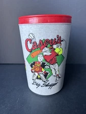 1992 Casey’s General Store Coffee Aladdin Travel Mug Baseball Big Slugger NO LID