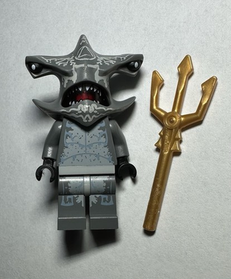 #ad LEGO ATLANTIS Hammerhead Warrior Minifigure 7977 7984 Shark $13.00