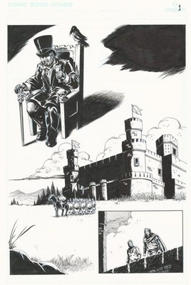 Bloke's Terrible Tomb of Terror #14- 12 inked original pages-not full story