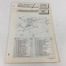 Bolens Estate Keeper Thatcher 19310-01 Owner Operation Maintenance Parts 1967/68