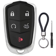 5 Button Key Fob Case Fits Cadillac XTS XT5 XT6 ATS CTS SRX 2014-2023