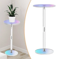 Acrylic Side Table Creative Premium End Table for Bedside Kitchen Decoration