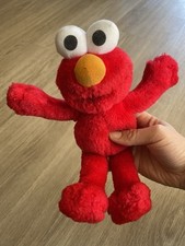 Vintage 1995 Sesame Street Elmo Plush Stuffed Animal Toy 10 Red
