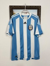 Argentina Home football shirt 2010 Soccer Adidas #10 Messi Jersey Trikot Size M