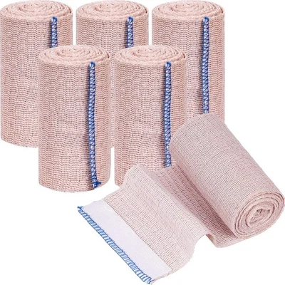 NUOOO 6 Stück Premium Elastische Bandage Kompressionsbinde Elastikbandage Bandage