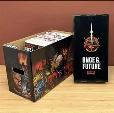BCW Short Cardboard Comic Book Storage Box (Fits ~150) with Once And Future Art