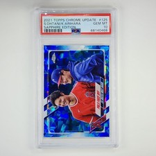 Shohei Ohtani Kenta Maeda 2021 Topps Chrome Update Sapphire #125 PSA 10 Angels
