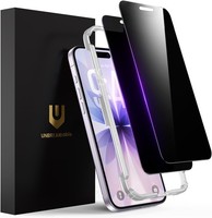 Panzer Sichtschutz Glas FüR Iphone 17 6,3 Zoll 9H HäRte Blasenfrei 2 StüCk
