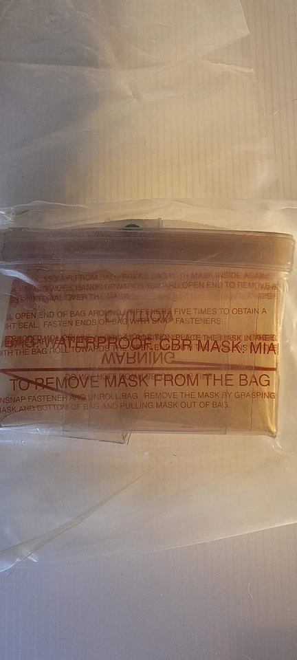 Máscara facial completa de gás militar dos EUA 90 MSA 5479 tamanho grande com estojo de transporte - Imagem 3 de 4