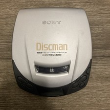 Vintage Sony Discman D-191 Portable CD Player Walkman Mega Bass Tested- WORKS