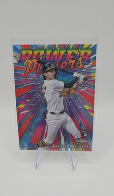 Jacob Wilson | 2025 Topps Chrome | Power Players Insert | RC #PP-22