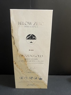 Below Zero Frozen Gold Multi-Vitamin Rapid Eye Lifting Cream 18ml