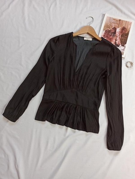 Women Ba&sh Shirt Black Polyester 34 / XS / 42