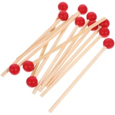 12 Pcs Childrens Drumsticks Wooden Percussion Instrument Musical Accessories