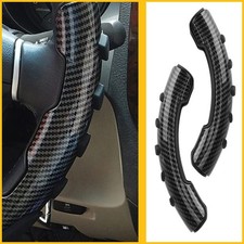 Carbon Fiber Car Steering Wheel Cover For Good Grip Auto Accessories 15 Black