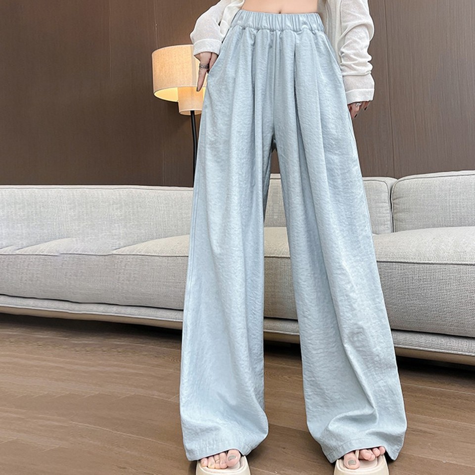 Stylish Women's Wide Leg Pants High Waist Casual Trousers for Everyday ...