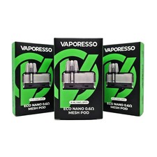 Vaporesso ECO NANO Mesh Pod (6 St&uuml;ck) 3x2er Pack Ersatz Pods 6ml (0,6 Ohm)