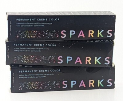 SPARKS Professional Toners Permanent Hair Crème  Color 2 fl. oz.