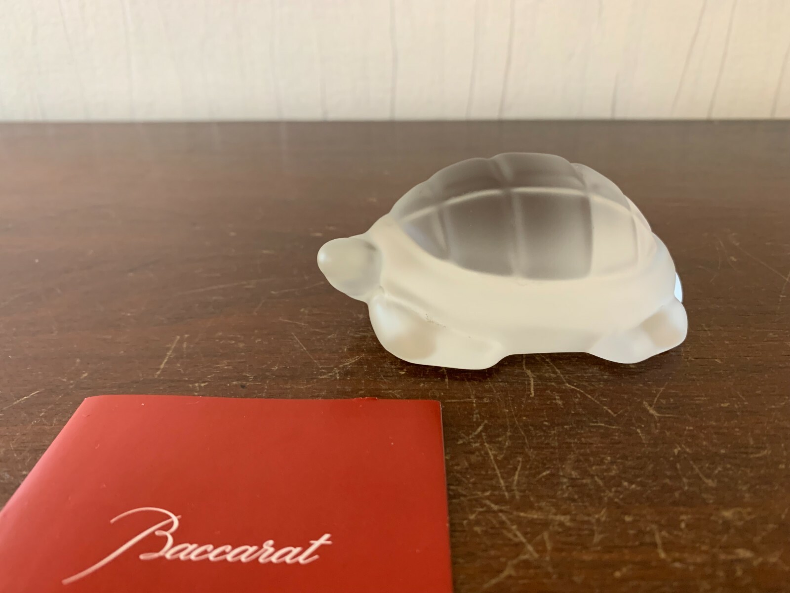 Baccarat Crystal Turtle Mat