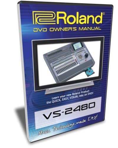 Roland VS-2480 DVD Training Tutorial Manual Help - Afbeelding 1 van 1