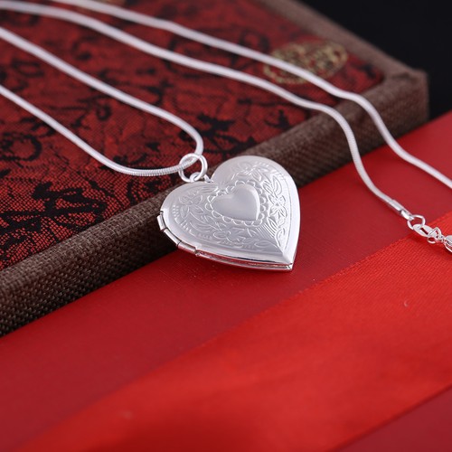 For Women Girl Silver Plated Locket 