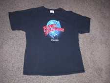 Vintage 90s PLANET HOLLYWOOD Orlando black made in USA t-shirt men's XL