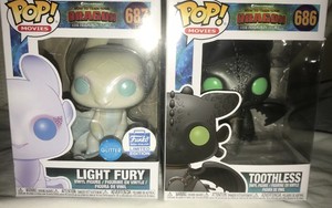 light fury glitter funko