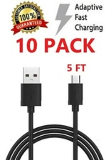 10x 5FT Micro USB Data Charger Cable for Samsung Galaxy LG Amazon Kindle 