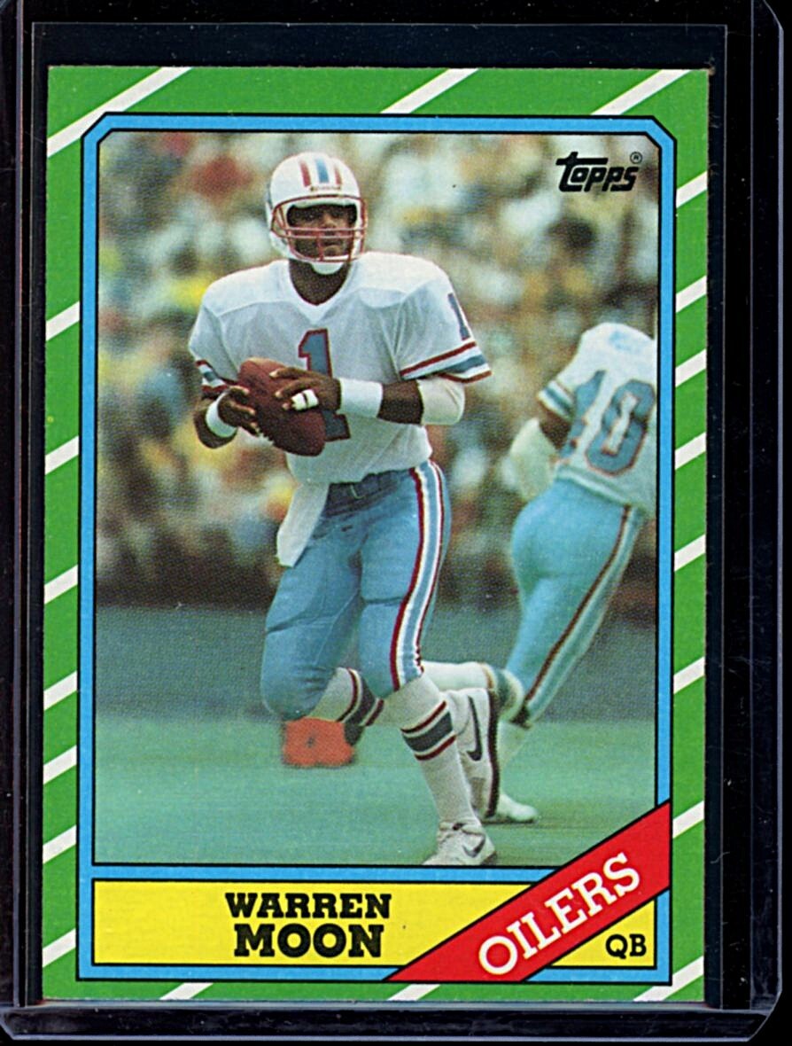 1986 Topps #350 Warren Moon – Near Mint or Better