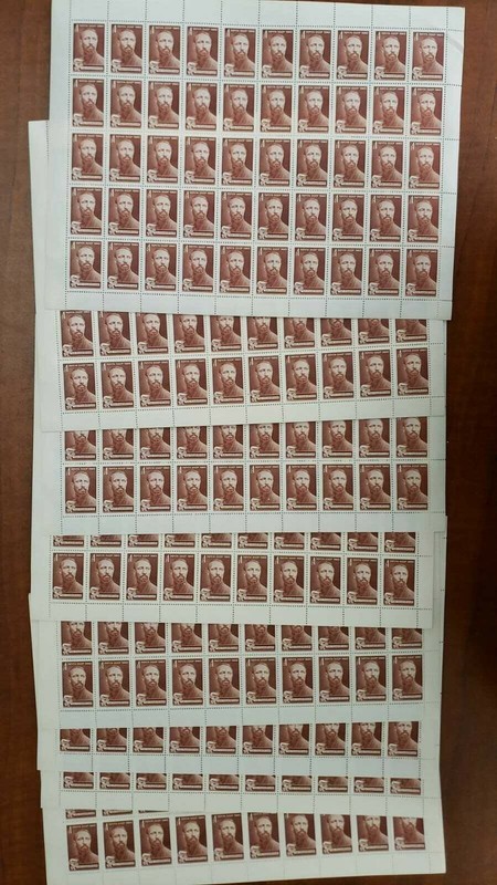 SPECIAL LOT Russia 1980 4813 - Nikolai Podvoiski - 20 Sheets of 100 - MNH